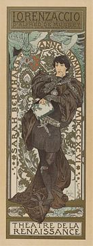 Lorenzaccio (1896-1900) door Alphonse Mucha van Peter Balan