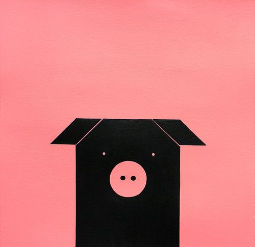 SWEET BLACK-PINK van Ans de Bie