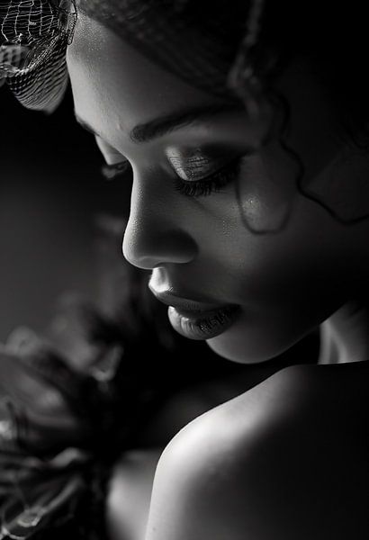 Portrait einer Frau von fernlichtsicht