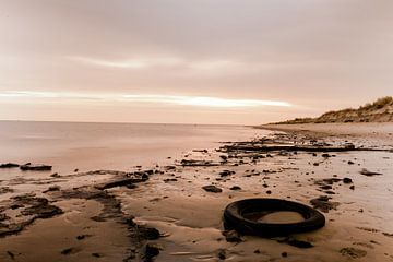 coucher de soleil sur texel sur Karen Velleman