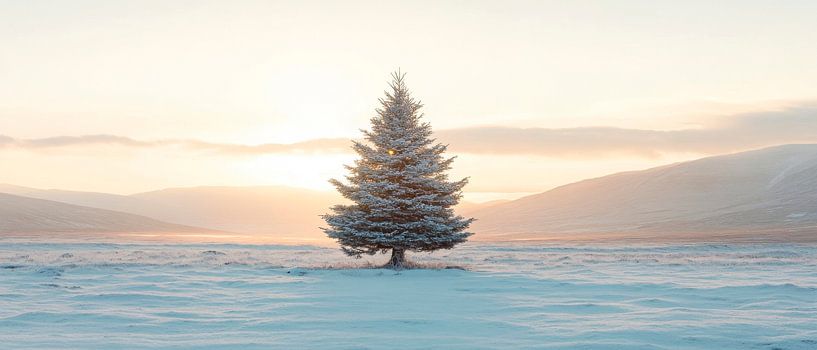 Noël Neige par Poster Art Shop