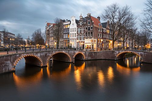 Amsterdam Keizersgracht with Leidsegracht