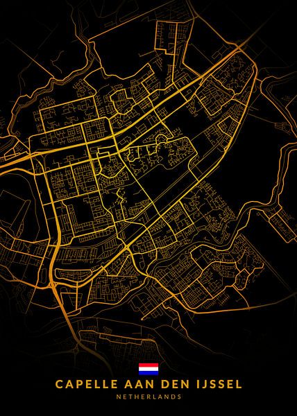 Capelle aan den IJssel City Map by Kenda Maruyama