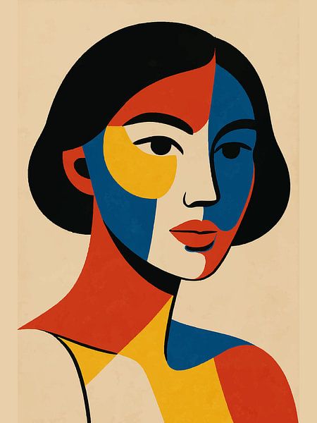 Bauhaus Beauty – Modernist Femme by coretan tangan