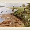 Schoolplaat M.A.  Koekkoek - "Aan de Rivier" van Anita Meis