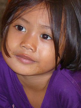 Meisje op Bali, Indonesië van Anita Tromp