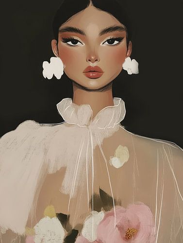 Modern portret met een chic tintje