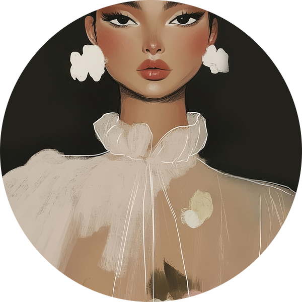 Modern portret met een chic tintje van Carla Van Iersel