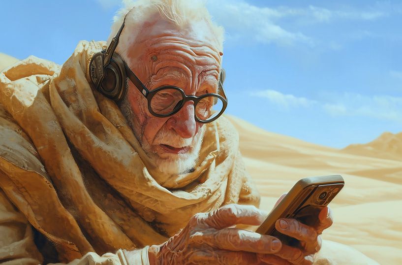 Malerei von fernlichtsicht