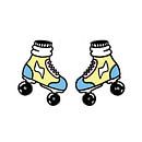 Soft colored rollerskates  by Lola Vogels thumbnail