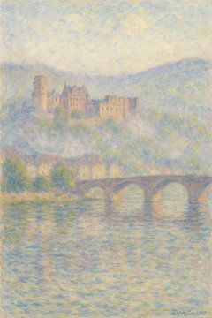 Heidelberg ochtendnevel van Travel Shop