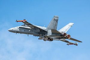 McDonnell Douglas F-18C Hornet der finnischen Luftwaffe während der RIAT 2015.