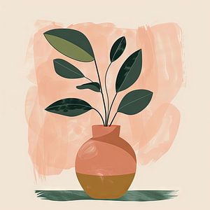 Minimalistisches Pflanzenbild