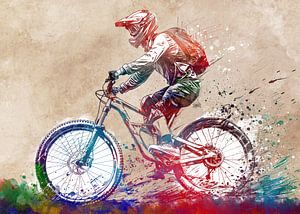 BMX Biker Sport Kunst #Biker