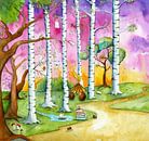 Cheerful fairytale forest by keanne van de Kreeke thumbnail