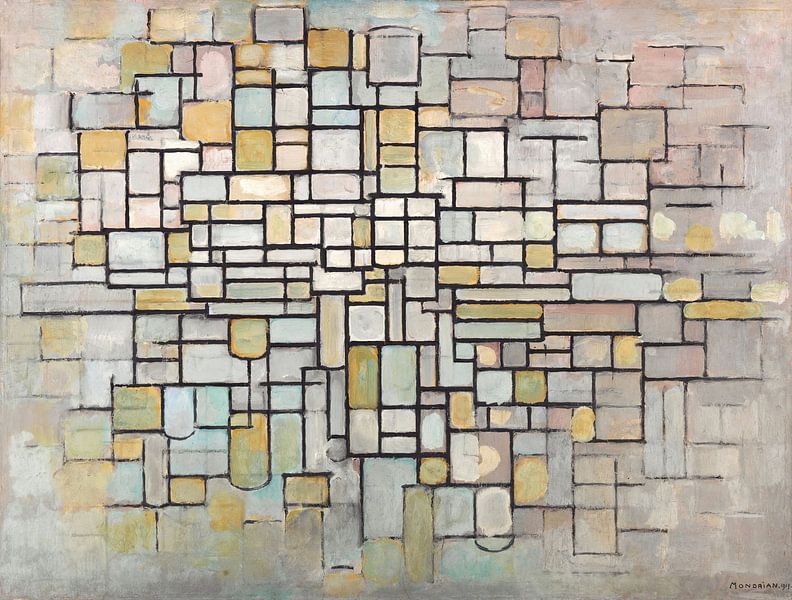 Piet Mondriaan No. 11 von 1000 Schilderijen