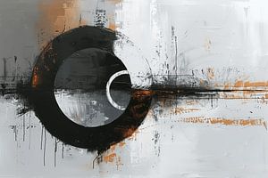 Kreis, modern und abstrakt