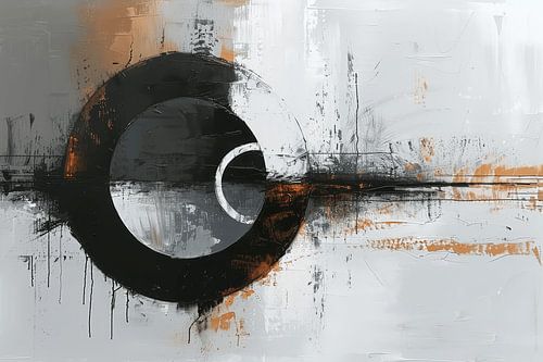 Kreis, modern und abstrakt