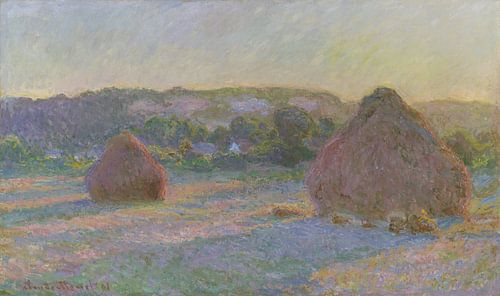 Stacks of Wheat (End of Summer), Claude Monet