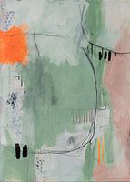 Green-pink oval