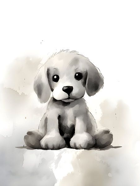'Dog for nursery' by Moody Mindscape