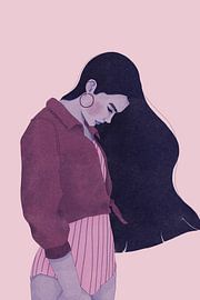 Hair like Night Sky sur Veronika Grenzebach by The Artcircle