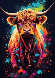 cow colorful