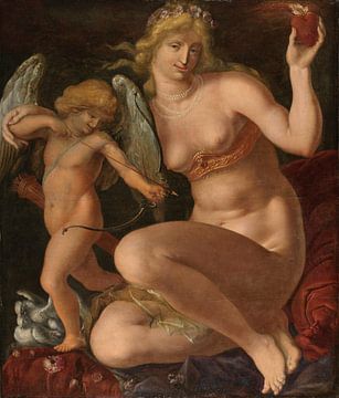 Venus en Amor, Jacob de Gheyn (II), 1605 - 1610