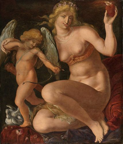 Vénus et Amor, Jacob de Gheyn (II), 1605 - 1610