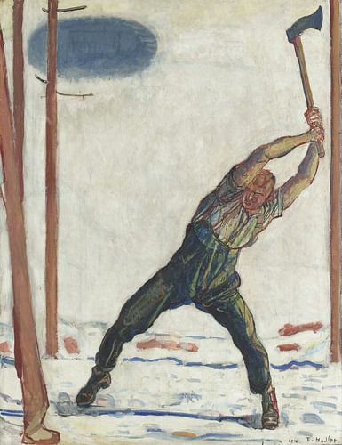 Ferdinand Hodler, De houthakker, 1910