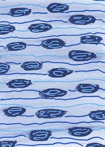 Abstract Blue Waves