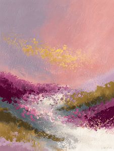 Paysage estival abstrait