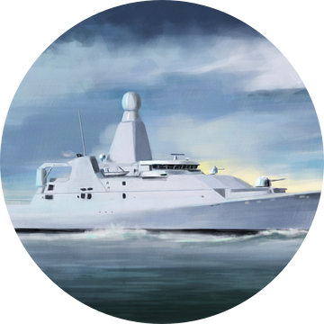 Marine Fregat patrouilleschip - OPV van Jan Brons