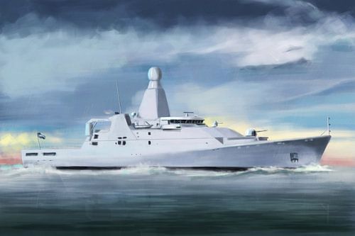 Navy Frigate ocean-going patrol vessel - OPV by Jan Brons