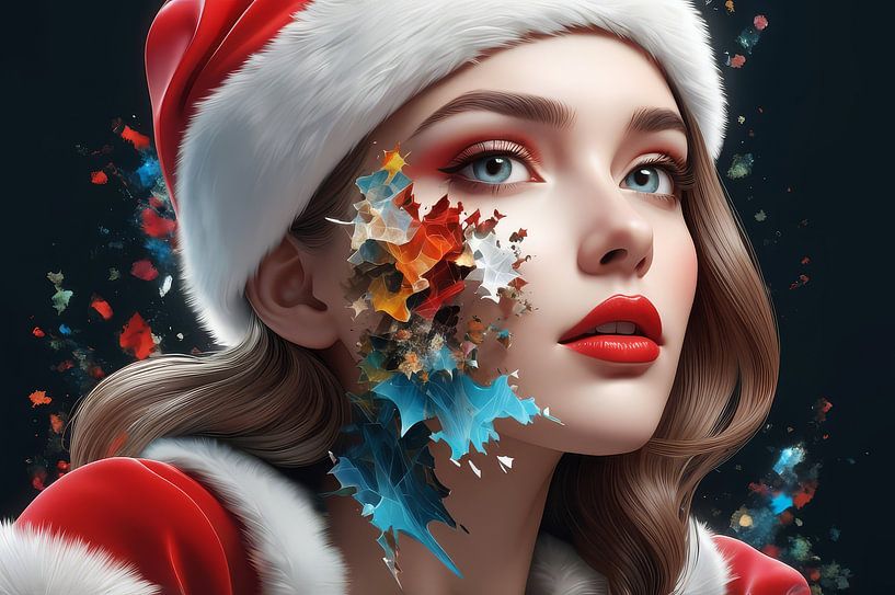 kerstman vrouwen van hisam colours