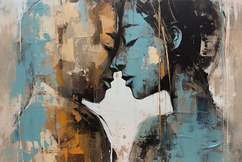 Painting Serene Reverie | Friendship by Eye catching paintings