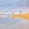 Steheindruck im Sommer am Strand von Katwijk aan Zee von Rob IJsselstein