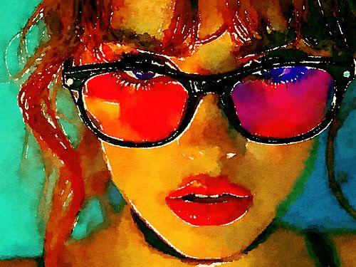 Portrait of a woman oil painting