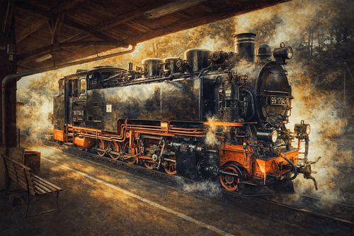 Locomotive à vapeur à voie étroite 991794-9