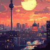 Berlin - Pixel Art sur Niklas Maximilian