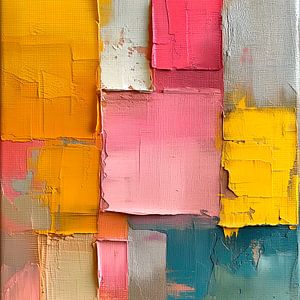 Impasto Squares van Harry Hadders