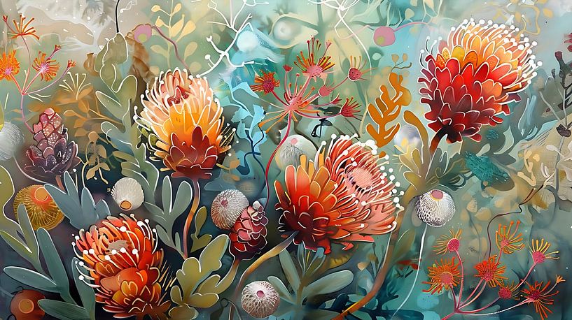 Fleurs sauvages d'Australie par PixelPrestige