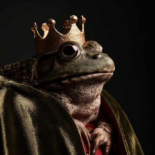 A frog as a prince