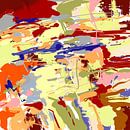 Let's play, abstract, digitaal, speels, kleurrijk van Wilfried van Dokkumburg thumbnail