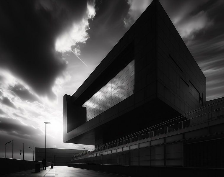 Moderne architectuur van fernlichtsicht