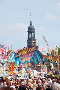 Hamburg : Hamburger Sommerdom mit Michel
