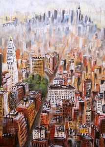 melting Manhattan - New York City von David Berkhoff