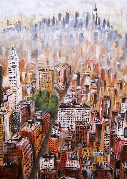 melting Manhattan - New York City van David Berkhoff