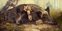 Unterschlupf im Wald von Tonkinson Fine Art Miniaturansicht