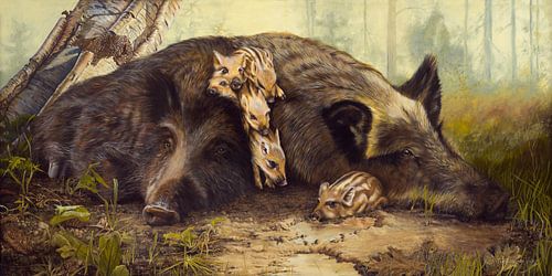 Un abri dans la forêt sur Tonkinson Fine Art